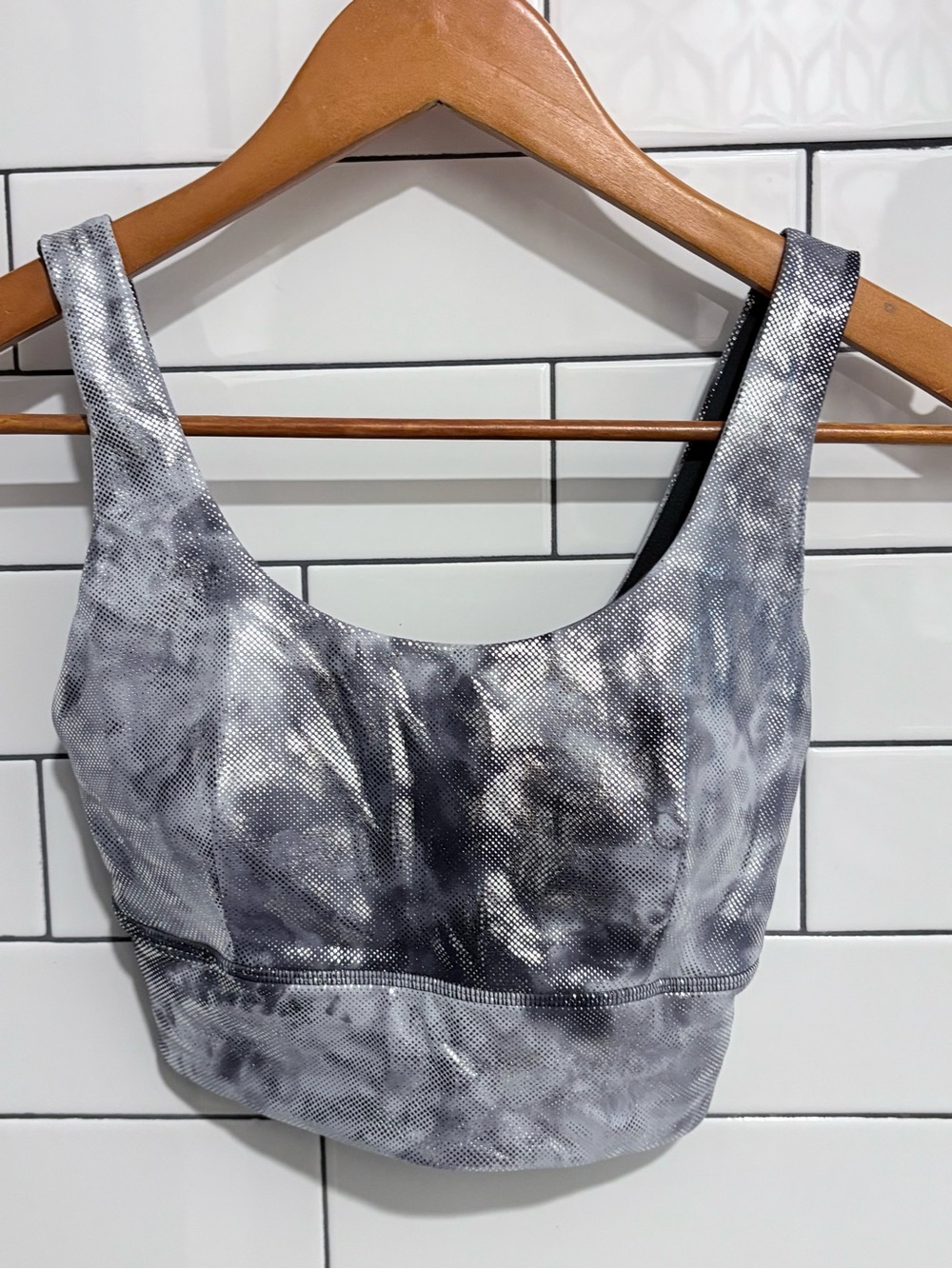 Lululemon Align Diamond Dye Starlight Graphite Grey Diffuse Dot Foil Top 4 - Picture 7 of 10